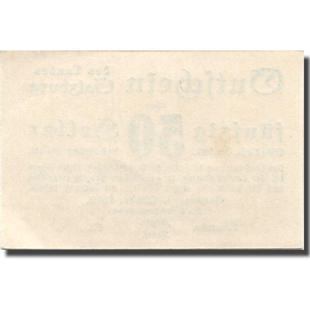 Banknote, Austria, Salzburg, 50Heller, valeur faciale, 1920 UNC(63) Mehl:FS 860I