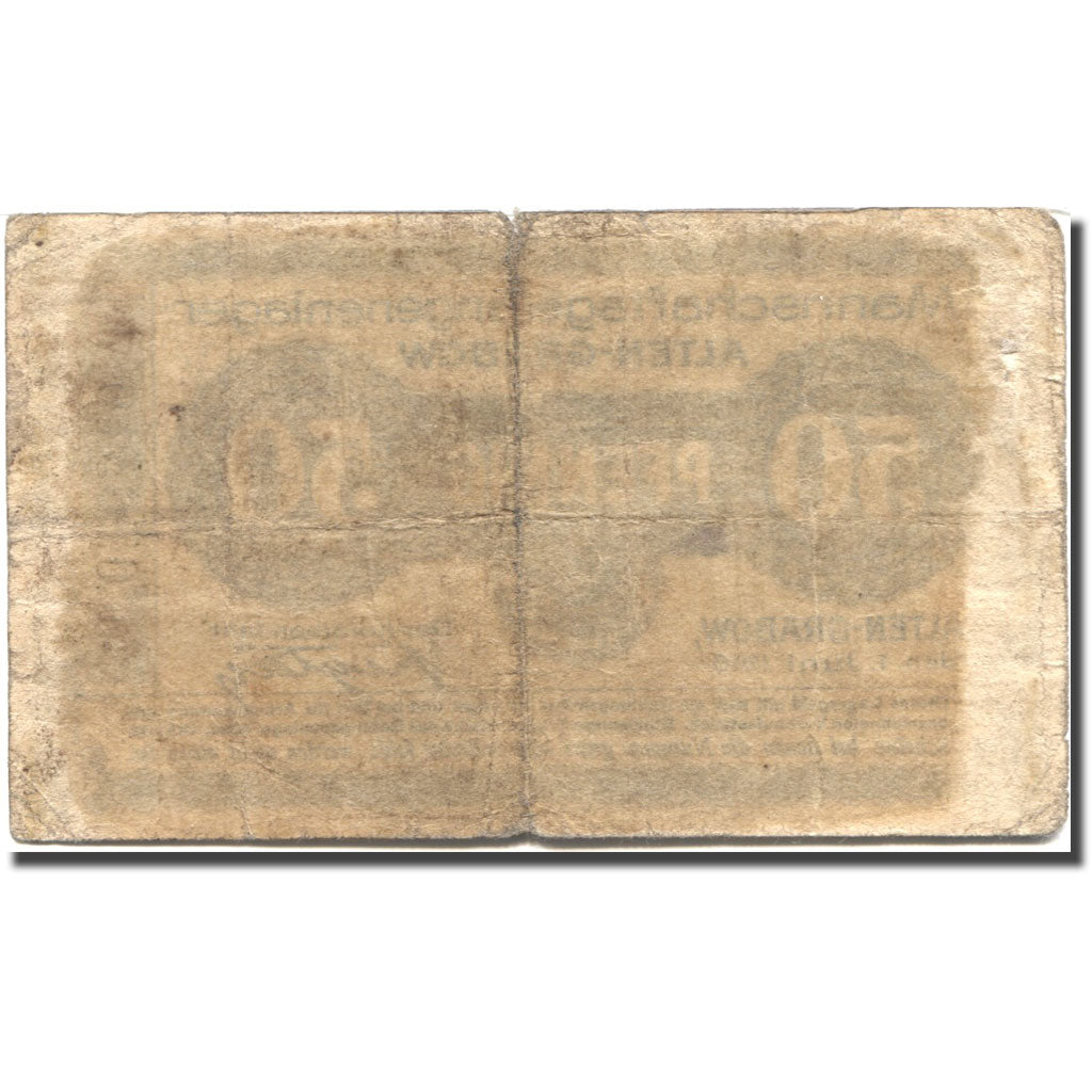 Geldschein, Deutschland, Alten-Grabow, 50 Pfennig 1916 SGE Mehl:O12.13