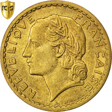 Francia, Lavrillier, 5 Francs, 1947, Paris, PCGS, MS64, SPL+, Alluminio-bronz...