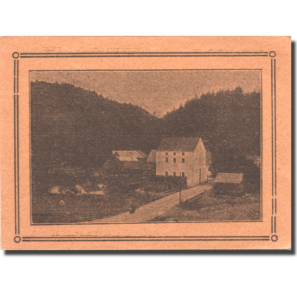 Banknote, Austria, Perg, 50 Heller, ferme 2, UNC(63) orange Mehl:FS 1243