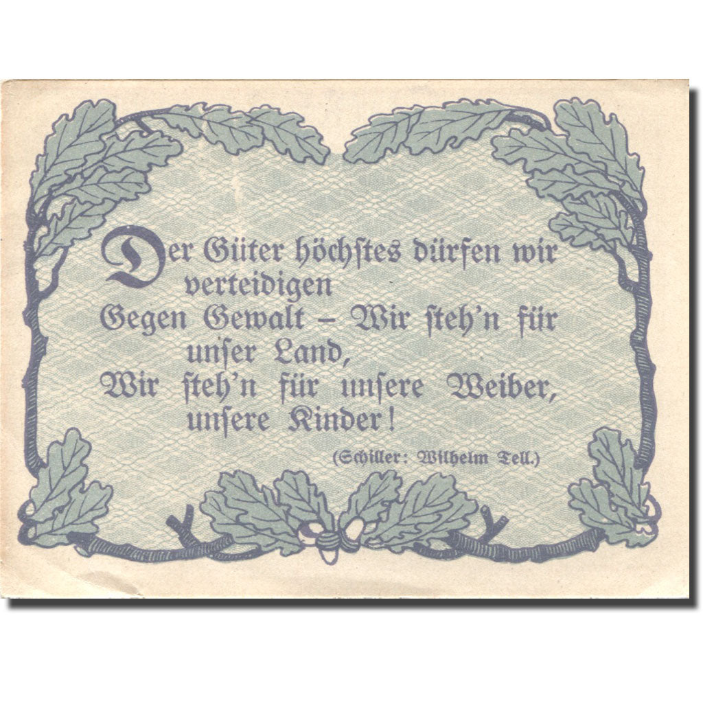 Banknote, Austria, Linz, 75 Heller, personnage, 1920 UNC(63) Mehl:FS 550a