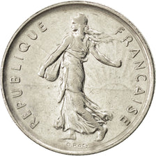 Francia, Semeuse, 5 Francs, 1983, BB, Nichel placcato rame-nichel, KM:926a.1,...