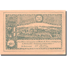 Banknote, Austria, St Florian, 20 Heller, village, 1920 UNC(63) Mehl:FS 879Ib