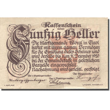 Banknote, Austria, Wörgl, 50 Heller, paysage 1920-12-31, UNC(63) Mehl:FS 1252a