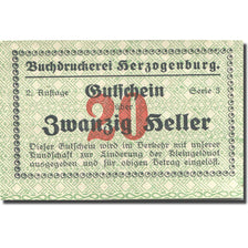 Banknote, Austria, Herzogenburg, 20 Heller, gare, UNC(63), Mehl:FS 370
