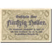 Banknote, Austria, Hall, 50 Heller, rue, 1920, 1920-10-31, UNC(63), Mehl:FS 343a