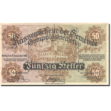 Banknote, Austria, Gumpoldskirchen, 50 Heller, Eglise, 1920 UNC(63) Mehl:FS 308a