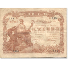 Billete, 1 Piastre, Undated (1903-1921), INDOCHINA FRANCESA, 1891-08-03, KM:34b