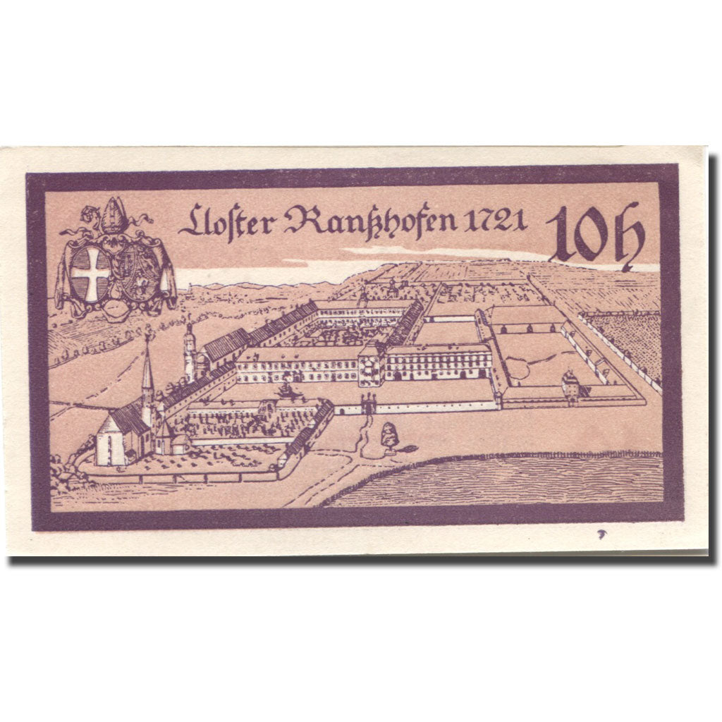 Banknote, Austria, Ranshofen, 10 Heller château, 1920 lila UNC(63) Mehl:FS 819Bb