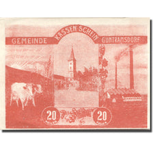 Banknote, Austria, Guntramsdorf, 20 Heller, Usine 1, 1920 UNC(63)  Mehl:FS 310i