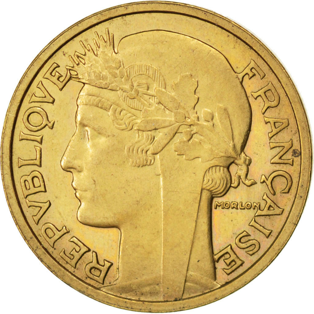 Coin, France, Morlon, 2 Francs, 1931, AU(55-58), Aluminum-Bronze, KM:886