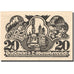 Billete, Austria, Linz, 20 Heller, château, SC, Mehl:FS 443