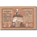 Banknote, Austria, Wörgl, 75 Heller, montagne, 1920 UNC(63) Mehl:FS 1252a