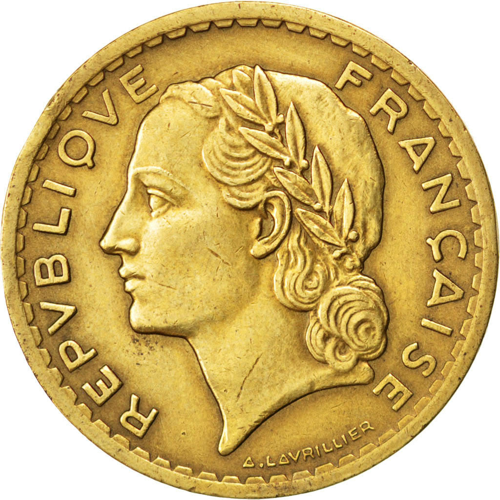 Gouvernement Provisoire, 5 Francs Lavrillier 1945 C, KM 888a.3