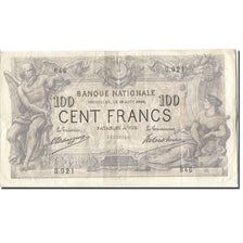 Billete, 100 Francs, 1905, Bélgica, 1905-08-10, KM:64g, MBC