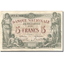 Banknote, Belgium, 5 Francs, 1921, 1921-01-03, KM:75b, EF(40-45)