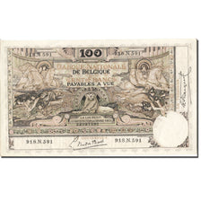 Banknote, Belgium, 100 Francs, 1920, 1920-02-09, KM:78, UNC(63)