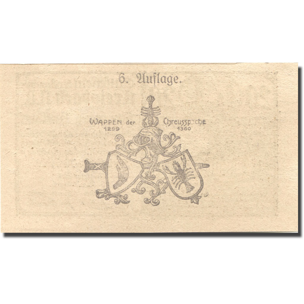 Billet, Autriche, Kreisbach, 20 Heller, château 1, 1920 jaune SPL Mehl:FS 386