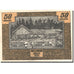 Billet, Autriche, Hochburg-Ach, 50 Heller, chalet 1, 1920 orange SPL Mehl:FS 62