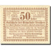 Banconote, Austria, Strassen, 50 Heller, valeur faciale, 1920 SPL Mehl:FS 73