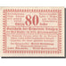 Banknote, Austria, Strassen, 80Heller, valeur faciale 1, 1920 UNC(63) Mehl:FS 73