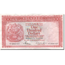 Billet, Hong Kong, 100 Dollars, 1977-1983, 1983-03-31, KM:187d, SUP