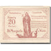 Billet, Autriche, Weissenkirchen, 20 Heller, personnage, 1920 SUP Mehl:FS 1157I
