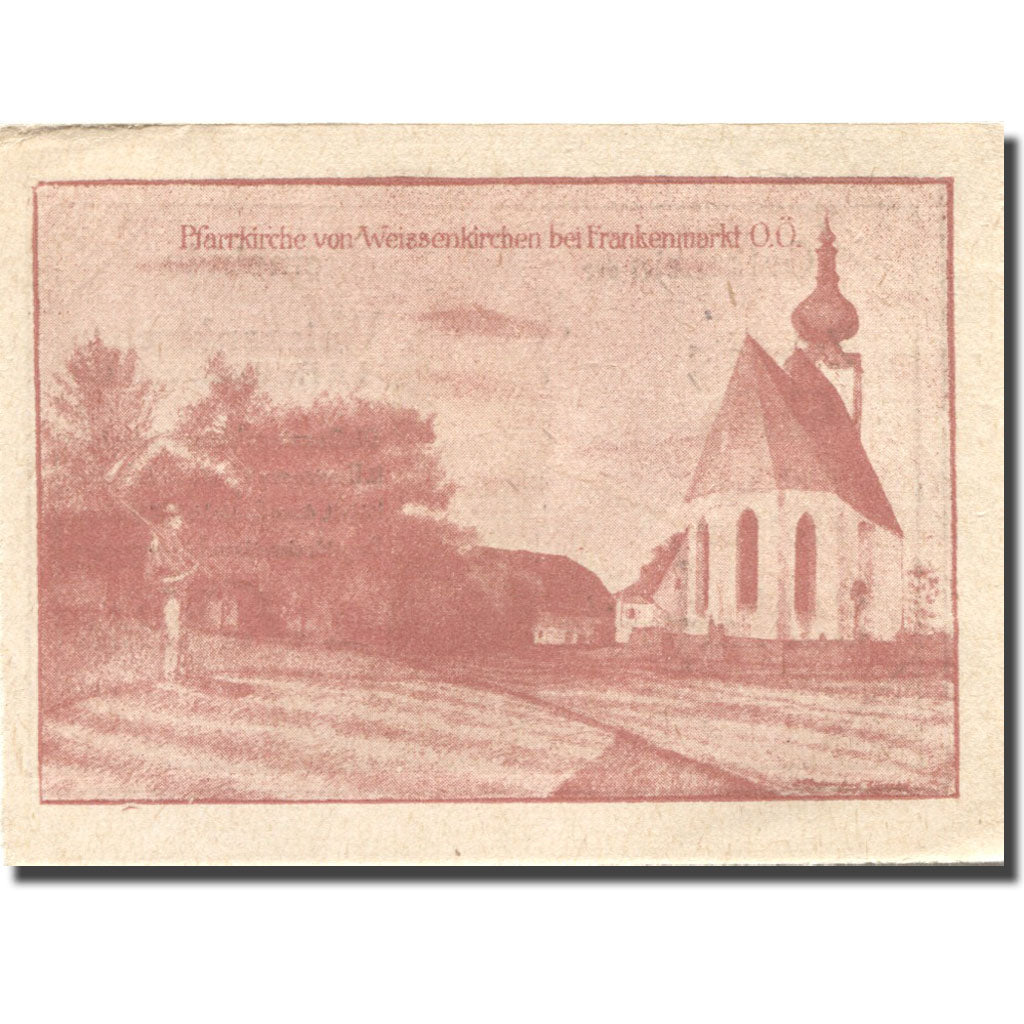 Billet, Autriche, Weissenkirchen, 20 Heller, personnage, 1920 SUP Mehl:FS 1157I