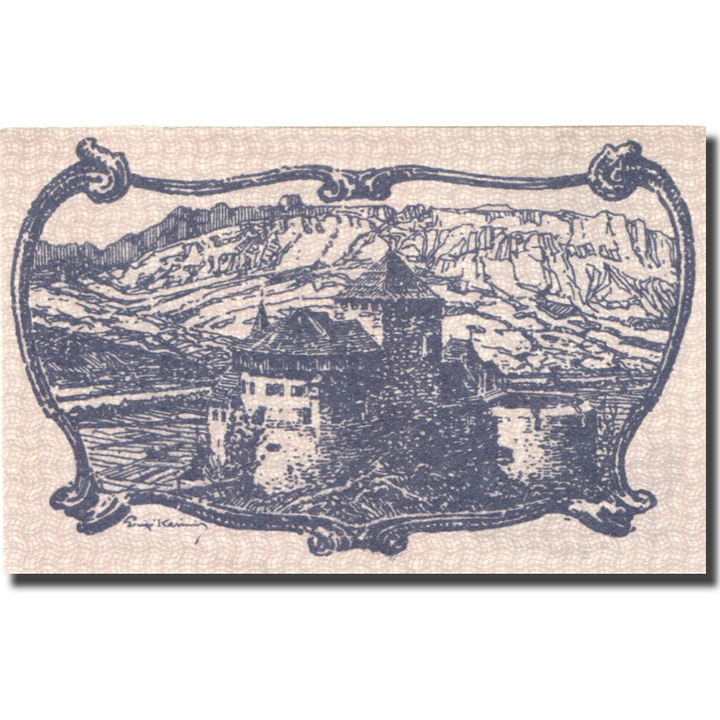 Banknote, Liechtenstein 20 Heller, Blason, 1920, UNC(63) Mehl:P-0002