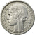 Münze, Frankreich, Morlon, 2 Francs, 1945, Beaumont le Roger, SS, Aluminium