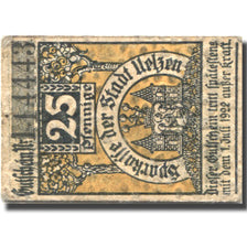 Banknote, Germany, Uelzen, 25 Pfennig, château, 1922 EF(40-45) Mehl:FS U3-6a