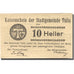 Banknote, Austria, Tulln, 10 Heller, valeur faciale, 1920 UNC(63) Mehl:FS 1083I
