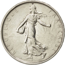 FRANCE, Semeuse, 5 Francs, 1966, KM #926, AU(55-58), Silver, 19, Gadoury #770,..