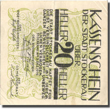Banknote, Austria, Stockerau, 20 Heller, Blason, 1920 EF(40-45) Mehl:FS 1038
