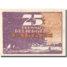 Banknote, Germany, Dargun, 25 Pfennig, renard, 1921 UNC(63) Mehl:257.1