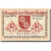 Banknote, Germany, Mainz, 10 Pfennig, Ecusson, 1921 UNC(63) Mehl: 860.2a