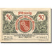 Banknote, Germany, Mainz, 50 Pfennig, aigle, 1921 UNC(63) Mehl:860.2a