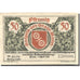 Banknote, Germany, Mainz, 50 Pfennig, aigle 1, 1921 UNC(63) Mehl:860.2a