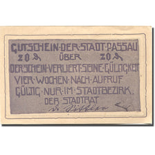 Banknote, Germany, Passau, 20 Pfennig, personnage, UNC(63), Mehl:P 7.10d