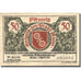 Banknote, Germany, Mainz, 50 Pfennig, aigle, 1921 EF(40-45) Mehl: 860.2a