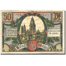 Banknote, Germany, Mainz, 50 Pfennig, Eglise, 1921, EF(40-45), Mehl:860.1a