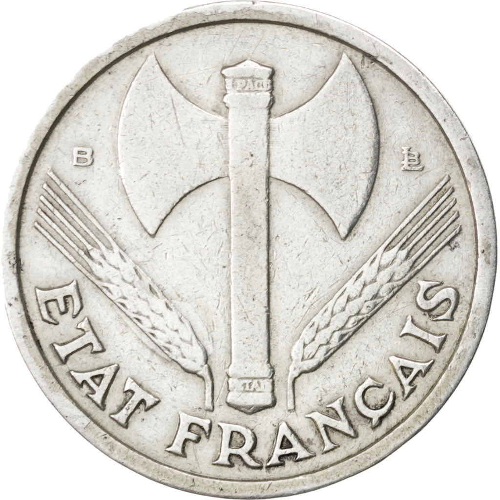 FRANCE, Bazor, Franc, 1943, Rouen, KM #902.2, VF(20-25), Aluminum, 23, Gadoury..