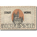 Banknote, Germany, Worms, 50 Pfennig, Eglise, 1919 EF(40-45) Mehl:W 62.2a
