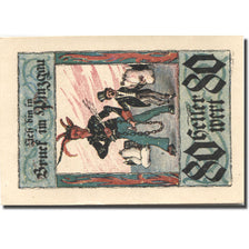 Billet, Autriche, Bruck, 80 Heller, personnage 1921-01-15, SPL Mehl:FS 107IIIa