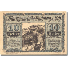 Banknote, Austria, Puchberg, 10 Heller, train, 1920 UNC(63) Mehl:FS 786a