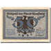 Biljet, Duitsland, Arnstadt, 50 Pfennig, personnage, 1921, TTB, Mehl:43.3a