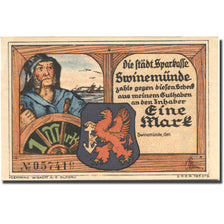 Banknote, Germany, Swinemünde, 1 Mark, marin, UNC(63), Mehl:1306.1B