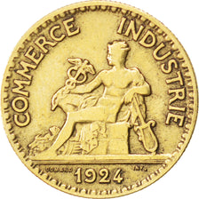 FRANCE, Chambre de commerce, 50 Centimes, 1924, KM #884, EF(40-45),...