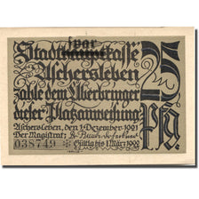 Banknote, Germany, Aschersleben, 25 Pfennig, ferme, 1921 UNC(63) Mehl:50.6
