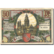 Billet, Allemagne, Mainz, 50 Pfennig, Eglise, 1921, 1921-01-01, SUP, Mehl:860.1a
